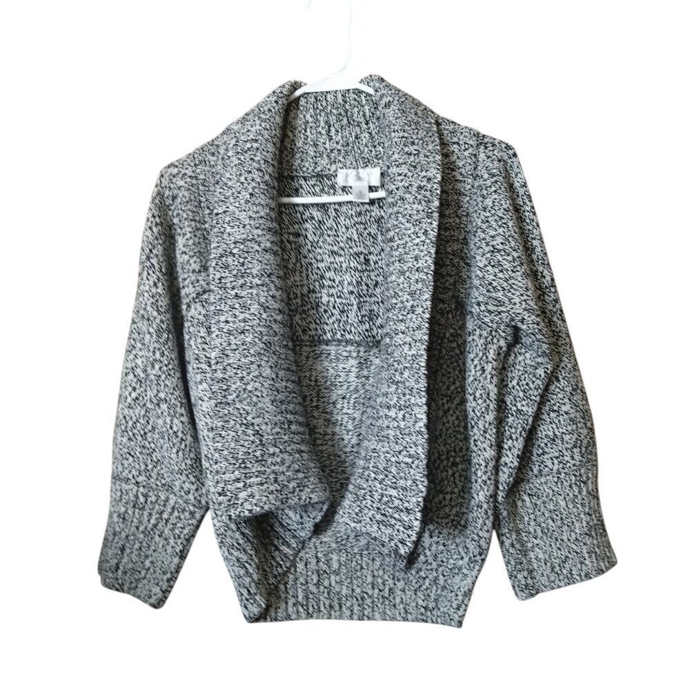 Ann Taylor LOFT Size XS Shawl Collar Open Front Cardigan Sweater 3/4 Sleeve